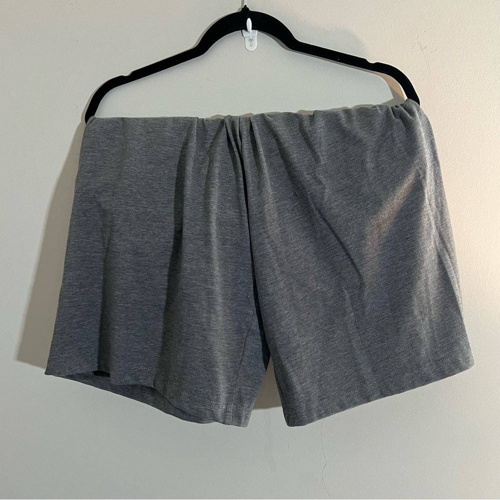 lID Ideology Men's Gray Jersey-Knit Shorts